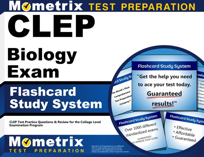 CLEP Biology Exam Flashcards Study System