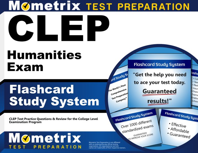 CLEP Humanities Exam Flashcards Study System