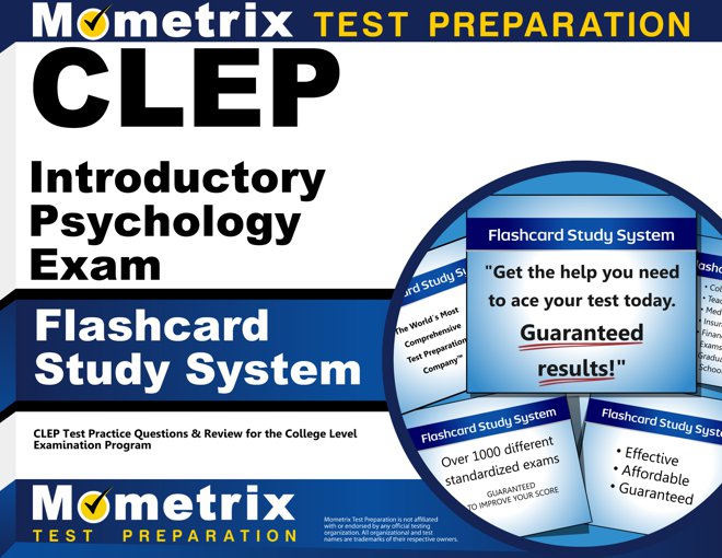 CLEP Introductory Psychology Exam Flashcards Study System