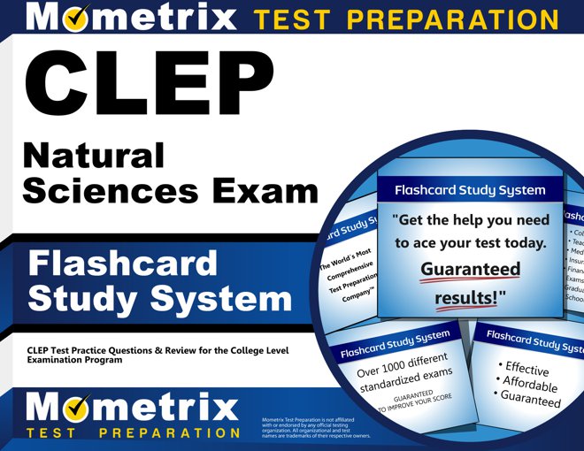 CLEP Natural Sciences Exam Flashcards Study System