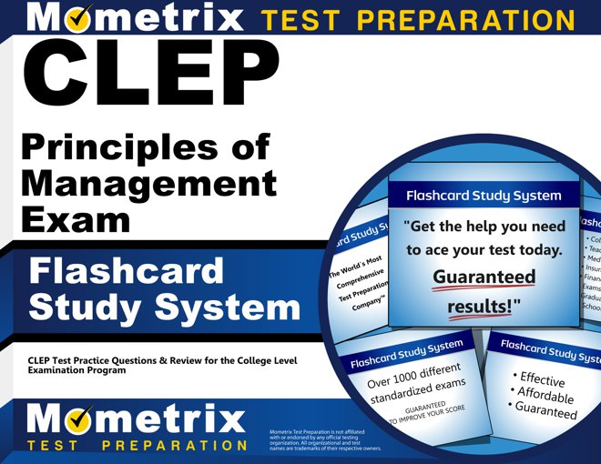 CLEP Principles of Management Exam Flashcards Study System