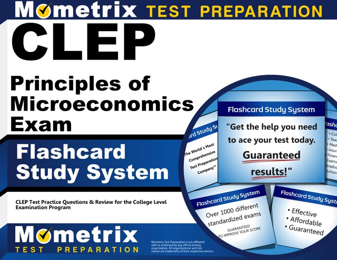 CLEP Principles of Microeconomics Exam Flashcards Study System