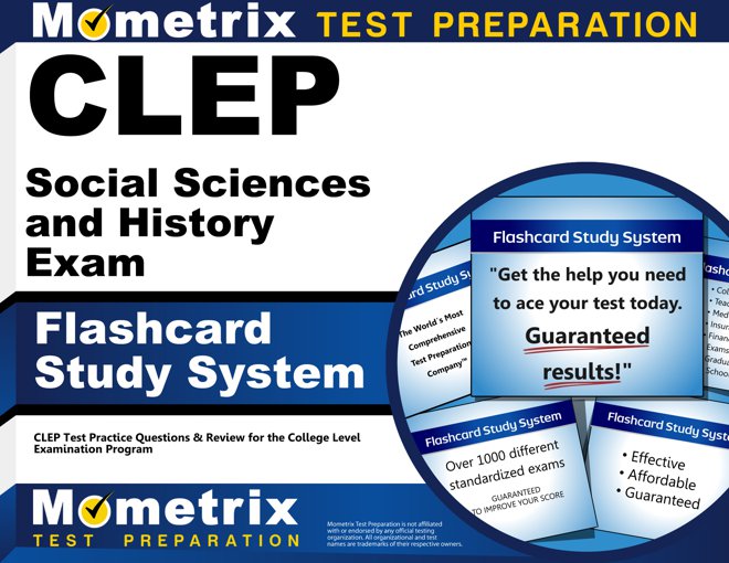 CLEP Social Sciences and History Exam Flashcards Study System