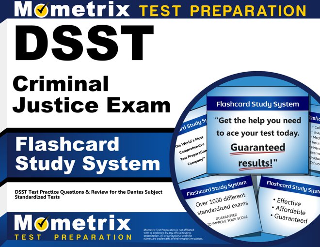 DSST Criminal Justice Exam Flashcards Study System