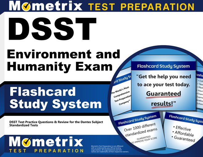 DSST Environment and Humanity Exam Flashcards Study System