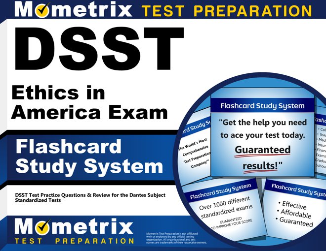 DSST Ethics in America Exam Flashcards Study System