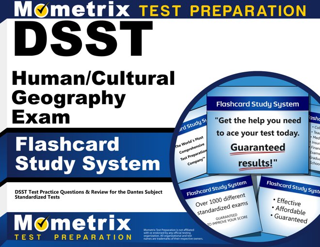 DSST Human/Cultural Geography Exam Flashcards Study System