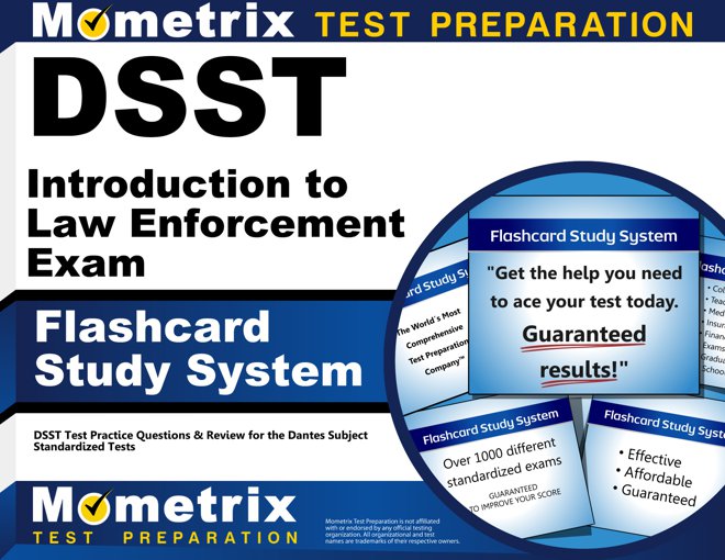 DSST Introduction to Law Enforcement Exam Flashcards Study System