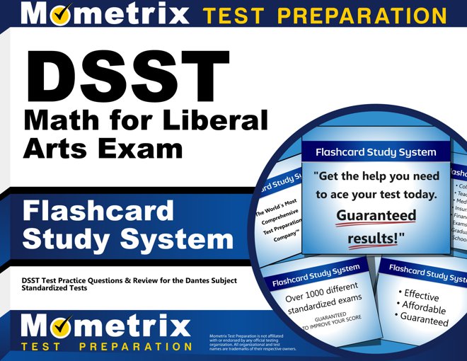 DSST Math for Liberal Arts Exam Flashcards Study System