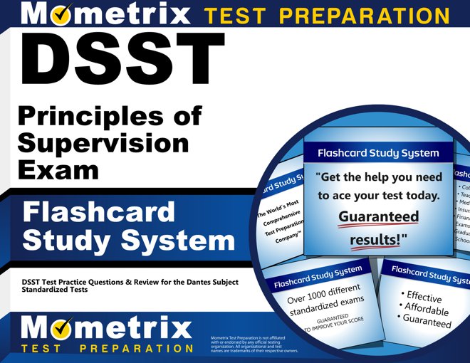 DSST Principles of Supervision Exam Flashcards Study System