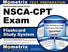 NSCA-CPT Flashcards [with NSCA Practice Questions]